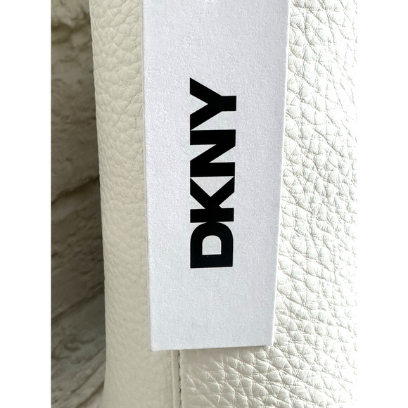 DKNY Donna Karen Zia‎ Small Hobo White Ivory Handbag Shoulder Bag - Picture 5 of 16